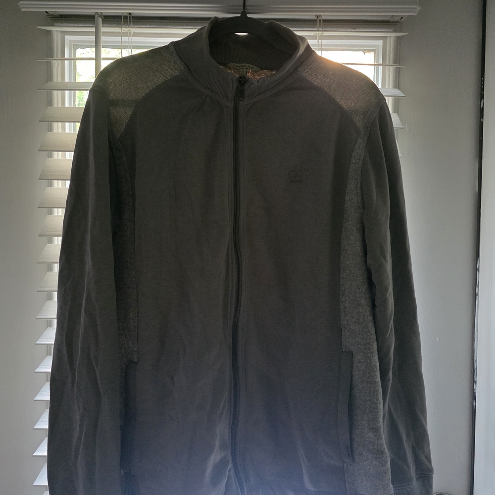Gray Full-Zip Jacket
